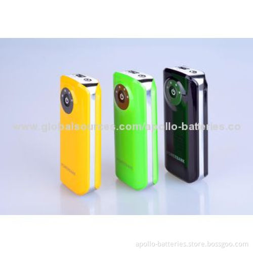 2014 newest full capacity portable mobile power bank, 6600mAh external power bank